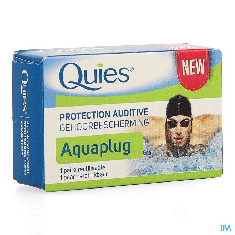 Quies® Aquaplug – Protection natation réutilisable