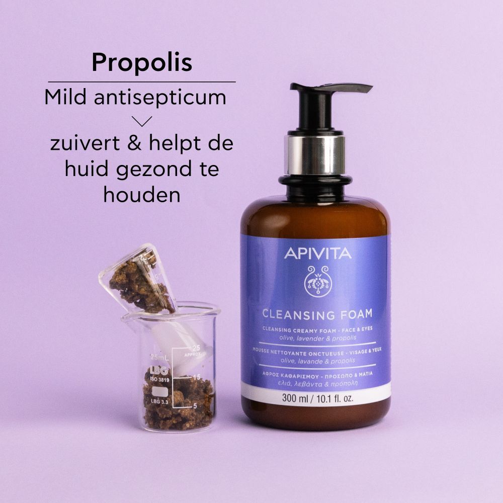 Fles, propolis. Mild antisepticum. Zuivert & helpt de huid gezond te houden.
