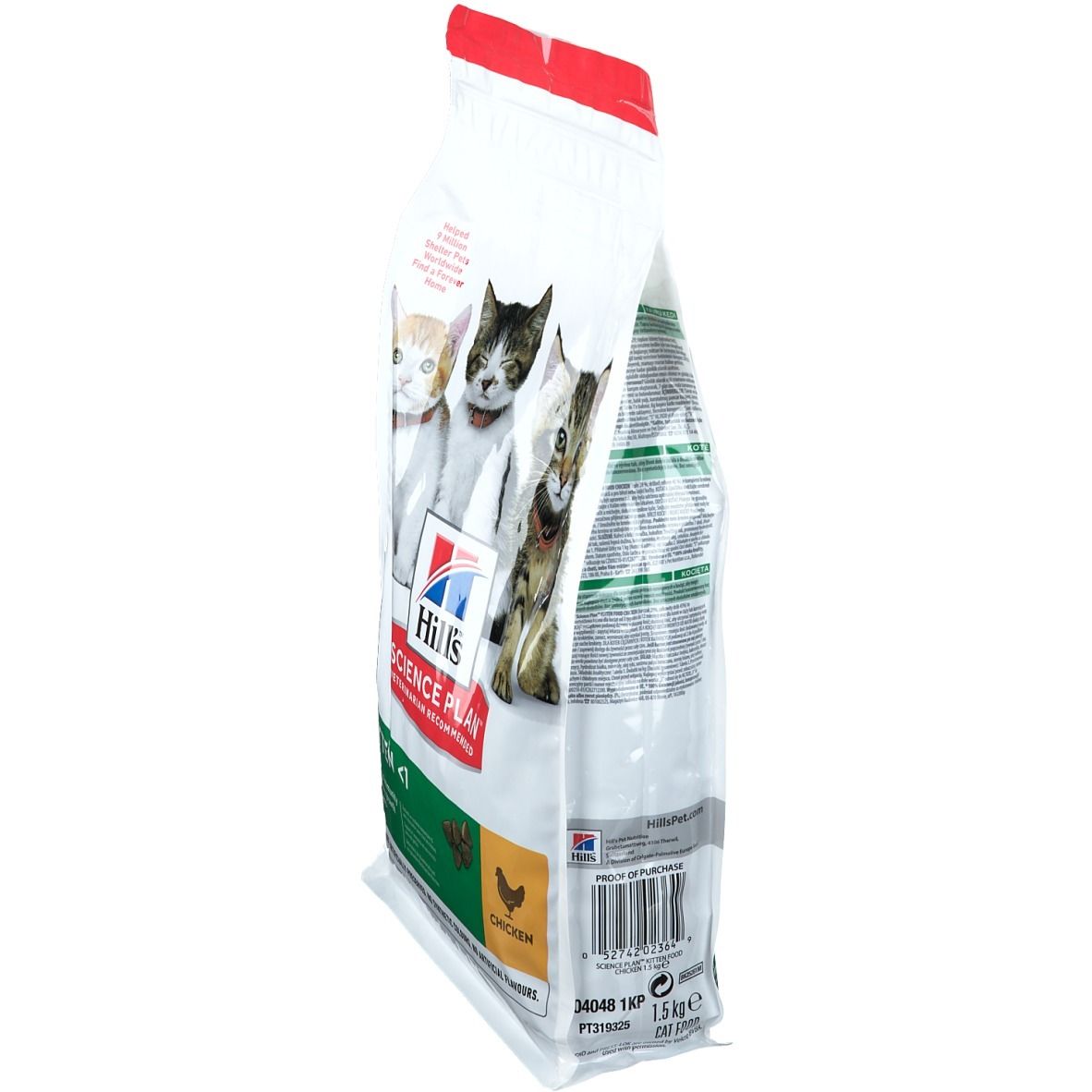 Hill's Science Plan Feline Kitten met Kip 1,5kg 1,5 kg Pellets