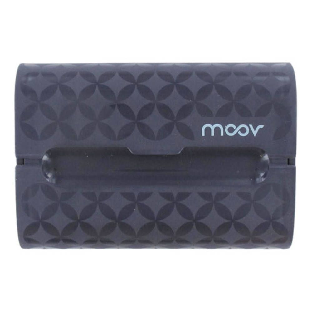 Produit anthracite avec motif floral et inscription "moov".