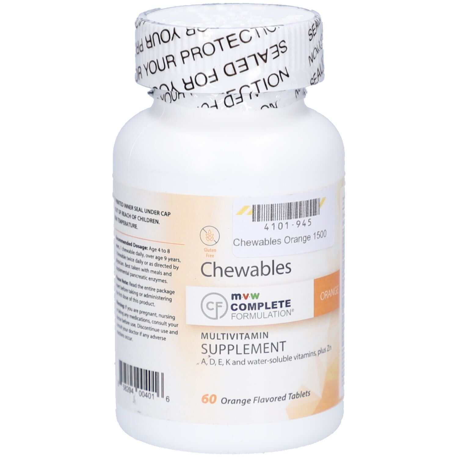 Mvw complete multivitamine samenstelling 60 Kauwcapsules