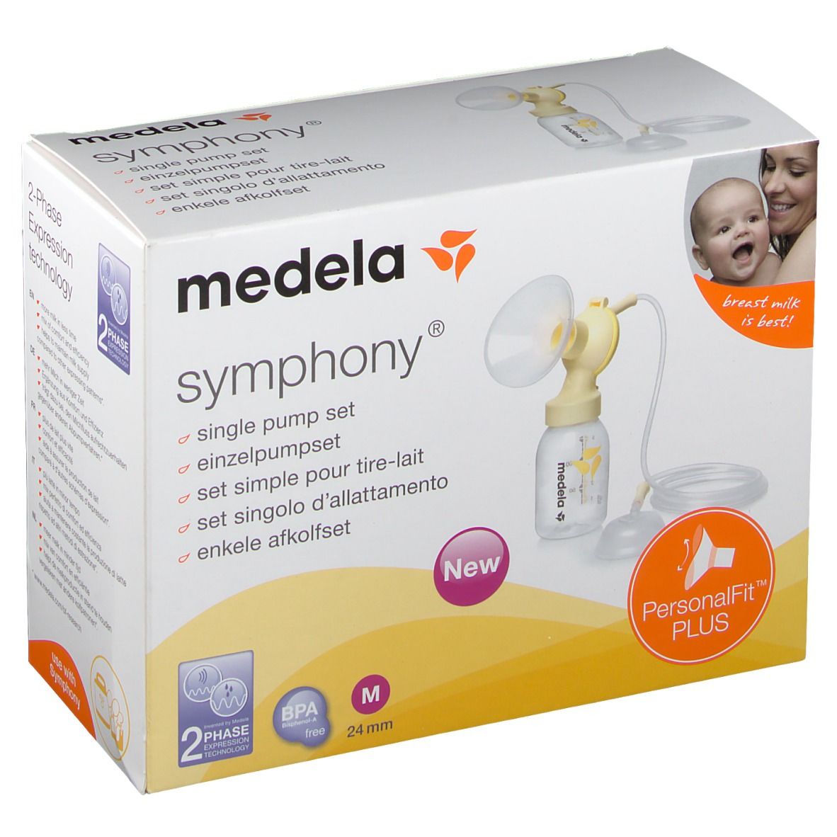 medela PersonalFit™ Plus symphony® Set simple pour tire-lait Medium