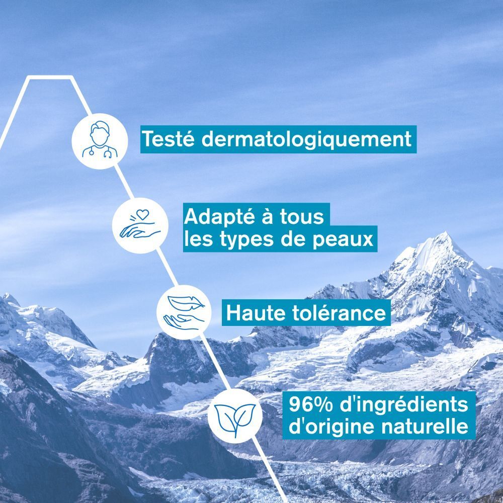 Trois produits Uriage. Nettoyer, apaiser, hydrater.