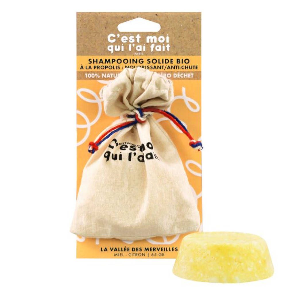 C'est MOI QUI L'ai Fait Shampooing solide bio miel et citron