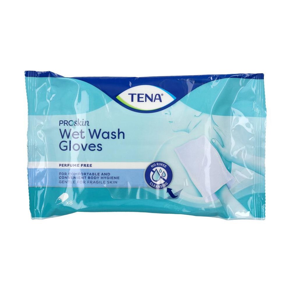 Tena® ProSkin Wet Wash Gloves Sans parfum
