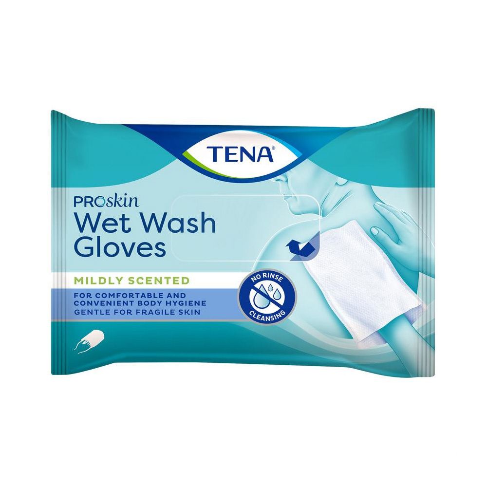Tena® Wet Wash Gloves ProSkin Parfum doux