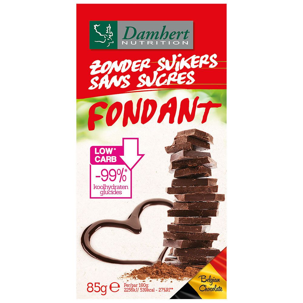 Damhert Fondant au chocolat sans sucre