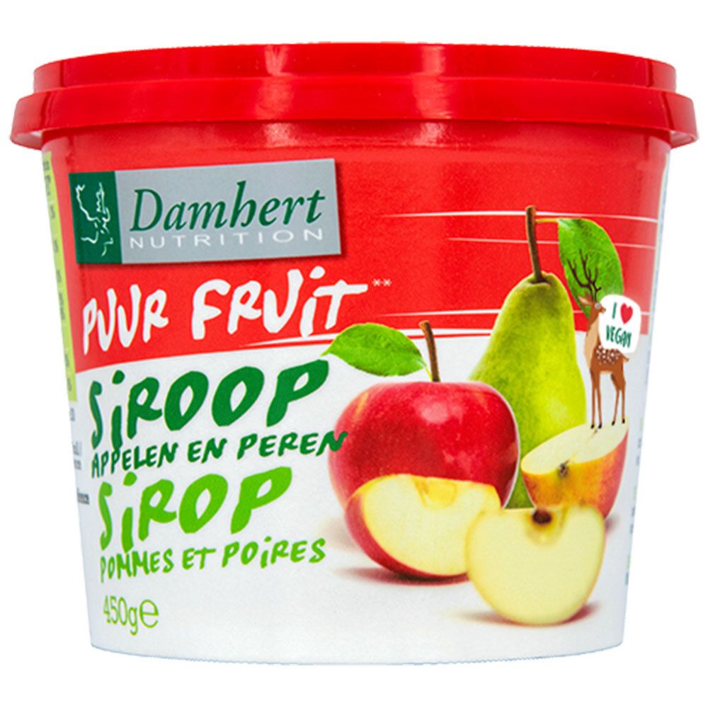 Damhert Pure Fruit Sirop Pomme-Poire