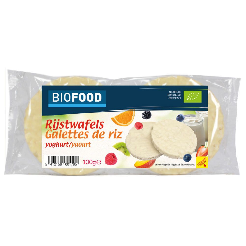Biofood Galettes de riz yaourt BIO