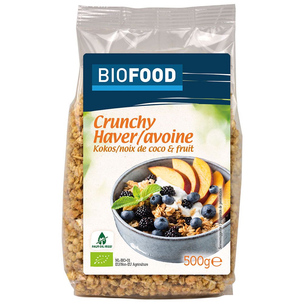 Biofood Crunchy Avoine Cocos & Fruit BIO