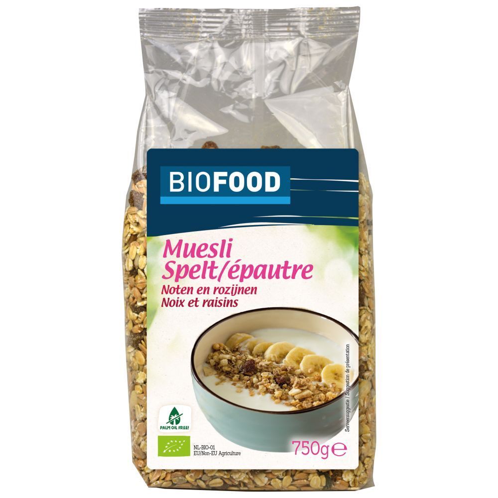Biofood Muesli Epautre noix-raisin BIO