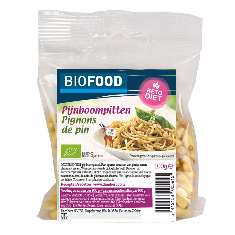 Biofood Pignons de pin BIO