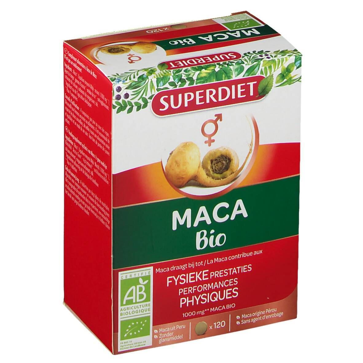 Superdiet Maca Bio Performances physiques