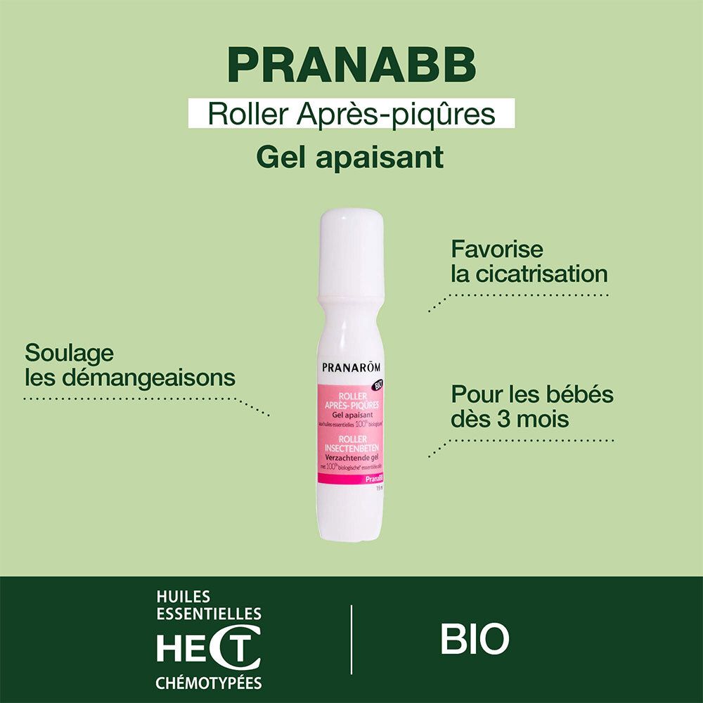Pranarôm PranaBB Beruhigungsgel After-Stick Roller Bio