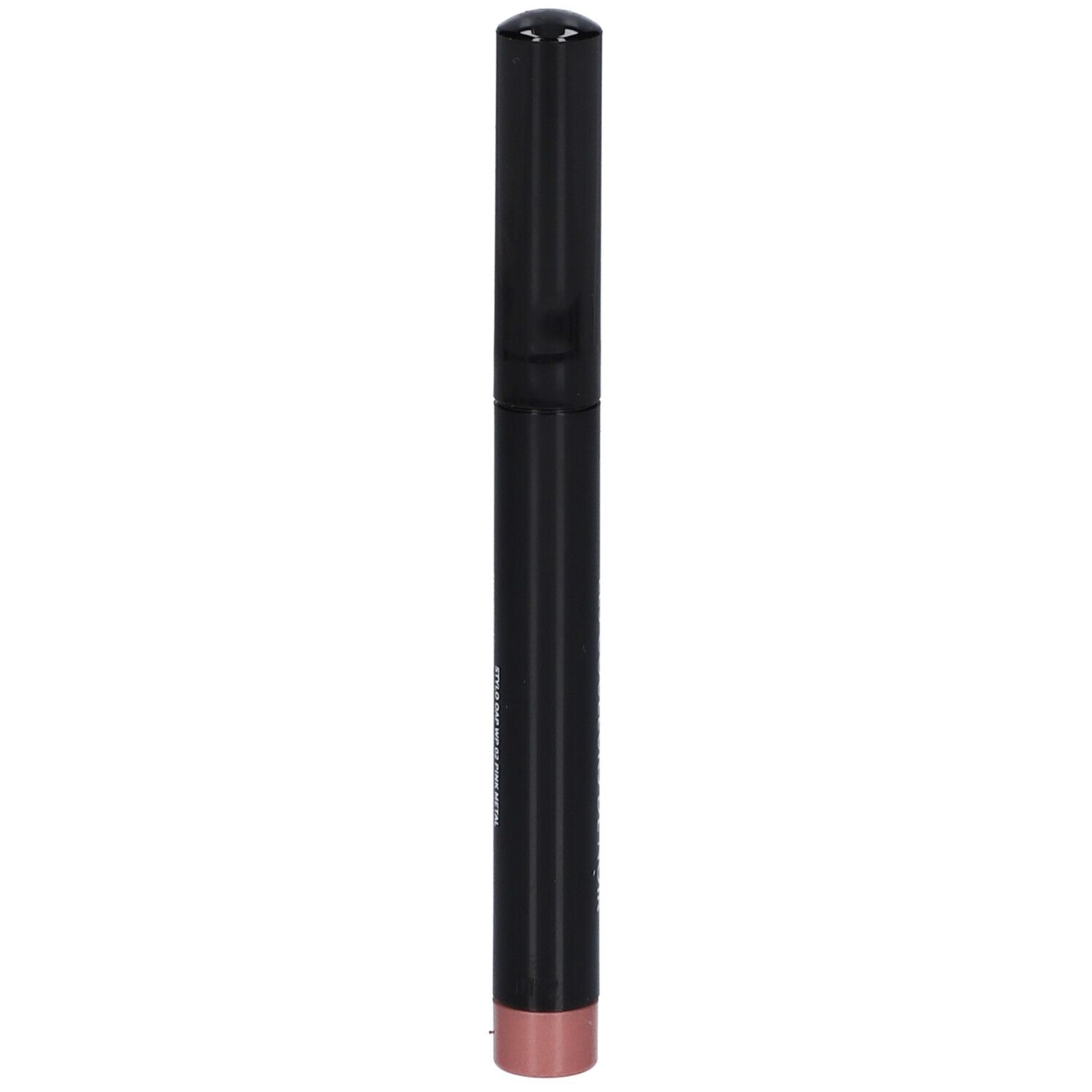 Les Couleurs de Noir Stylo OAP WP 02 Pink Metal. Schwarzer Stift mit rosafarbenem Ende.