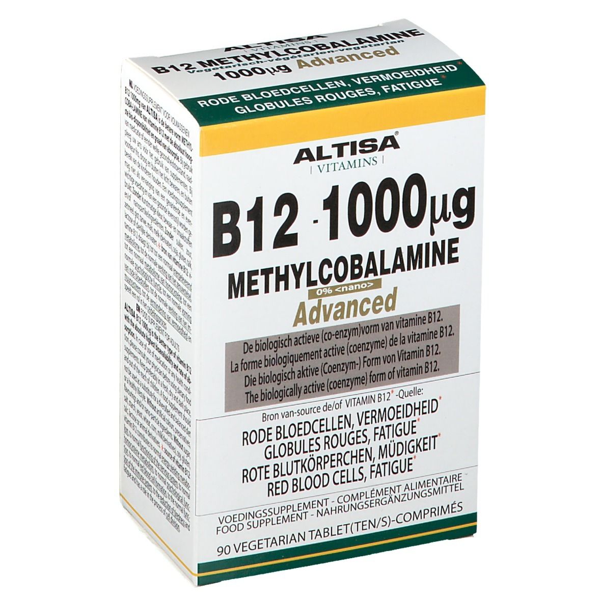 Altisa Vitamine B12 1000 mcg méthylcobalamine