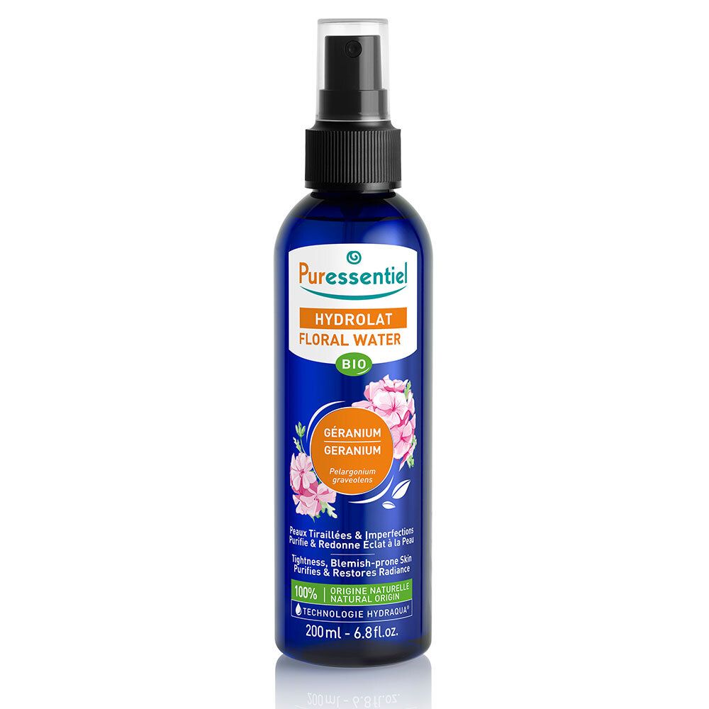 Puressentiel Hydrolat Geraniumwater Bio 200 ml Spray