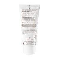 Achterkant van de A-DERMA Epitheliale A.H Ultra tube. Franse tekst. Witte achtergrond.