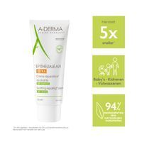 A-DERMA Epitheliale A.H Ultra crème. Witte tube met groen logo en tekst. Nederlandse beschrijving.