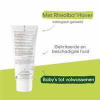 Achterkant van de A-DERMA Epitheliale A.H Ultra tube. Nederlandse tekst. Witte achtergrond.