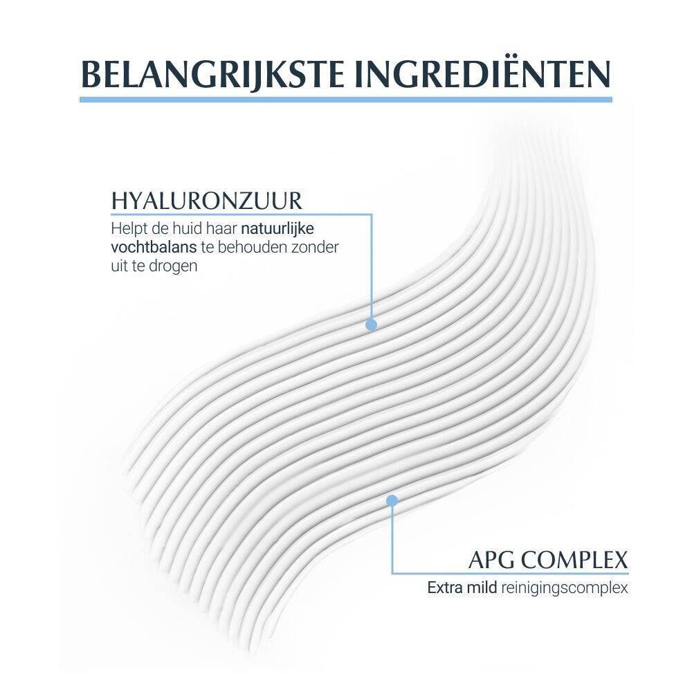 Grafiek: belangrijkste ingrediënten. Hyaluronzuur en APG Complex.