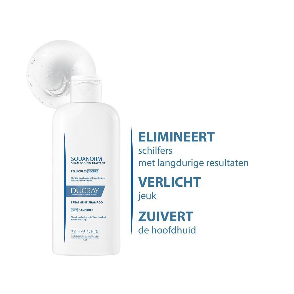 Bellen met tekst: Piroctone olamine zuivert, Glycerine hydrateert.