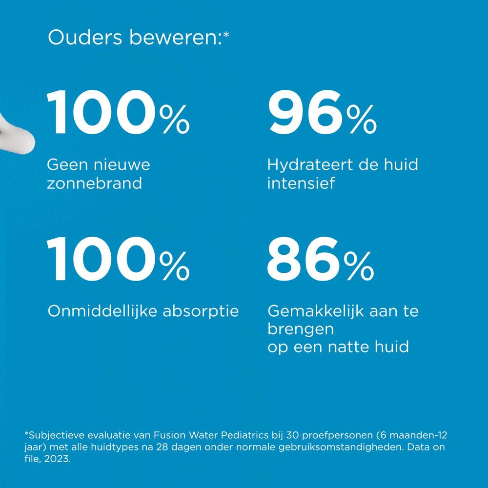 ISDIN Fotoprotector Pediatrics Fusion Water MAGIC Sonnencreme. Enthält Immortelle-Extrakt und Vitamin E.