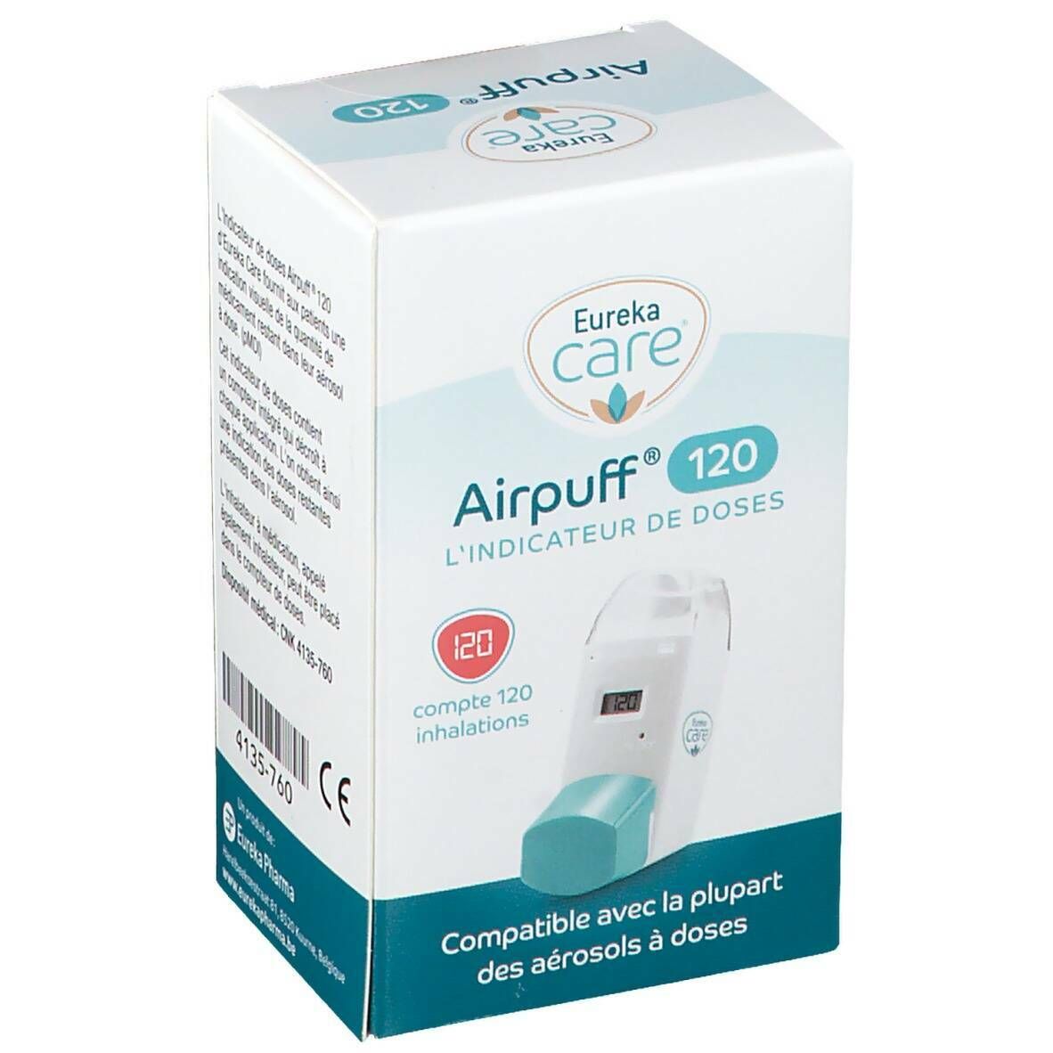 Eureka Care Indicateur de Doses AirPuff 120