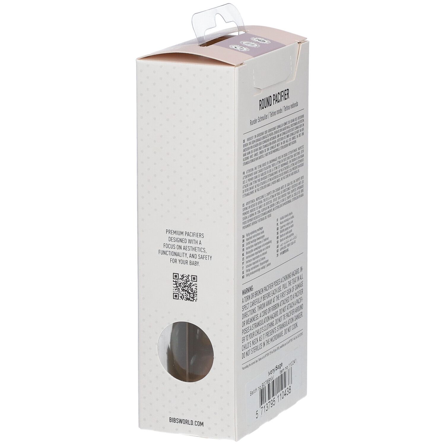 BIBS® BIBS COLOUR Salbei - Ivory 0 - 6 Monate Größe 1