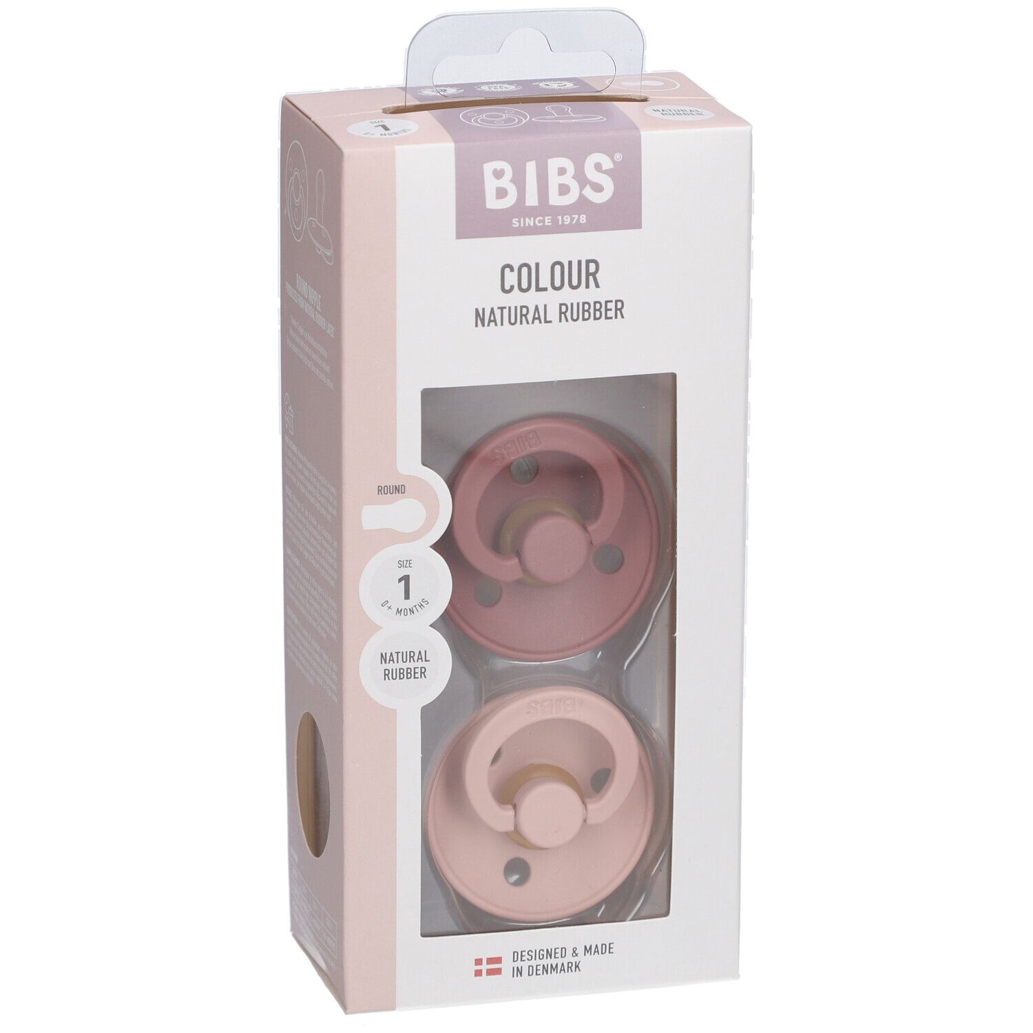 BIBS® BIBS COLOUR Woodchuck - Blush 0 - 6 Monate Größe 1 2 St - Shop ...
