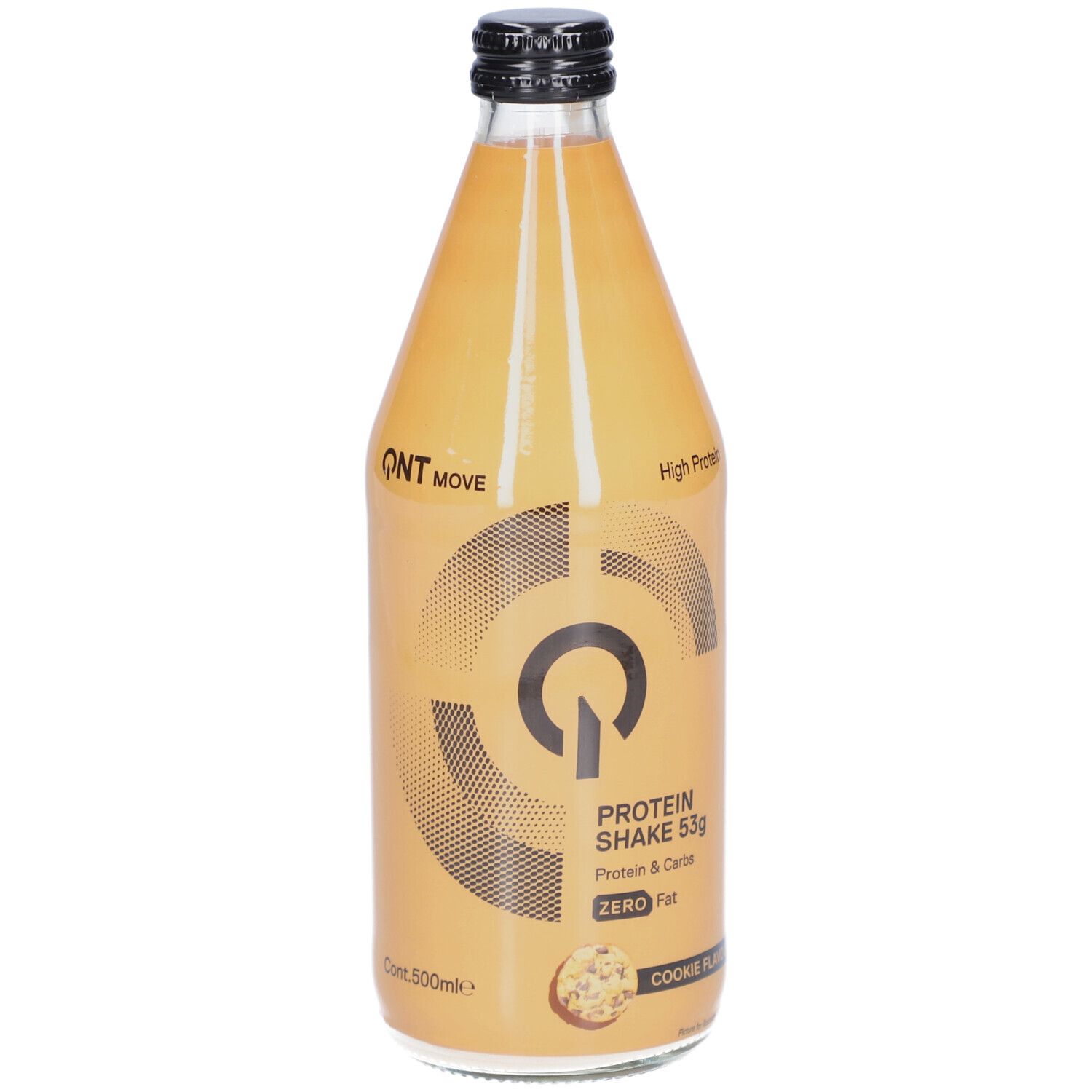 Protein Shake Glass Bottle  QNT (12er Pack)