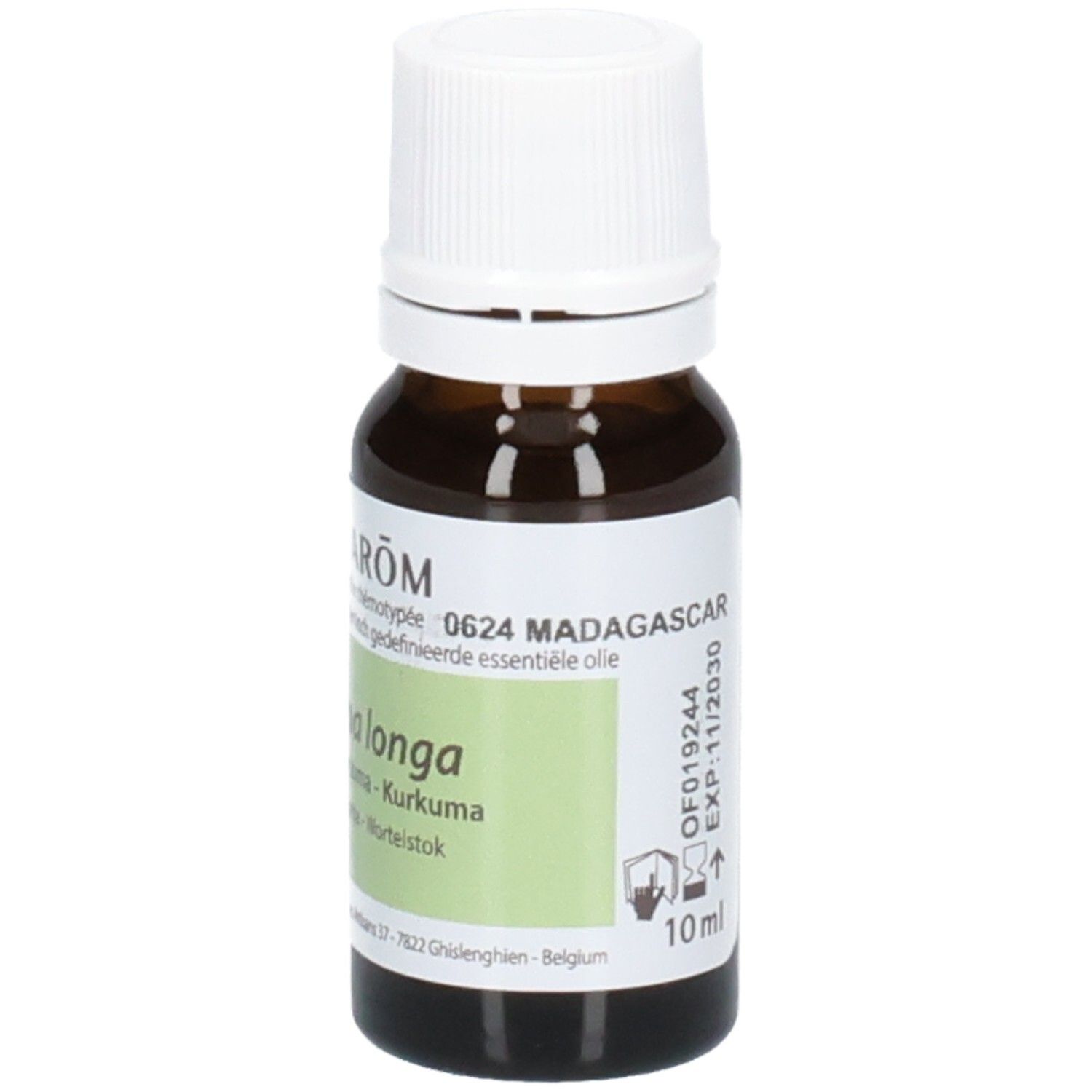 Pranarôm Kurkuma ätherisches Öl, 10ml. Herkunft: Madagaskar.