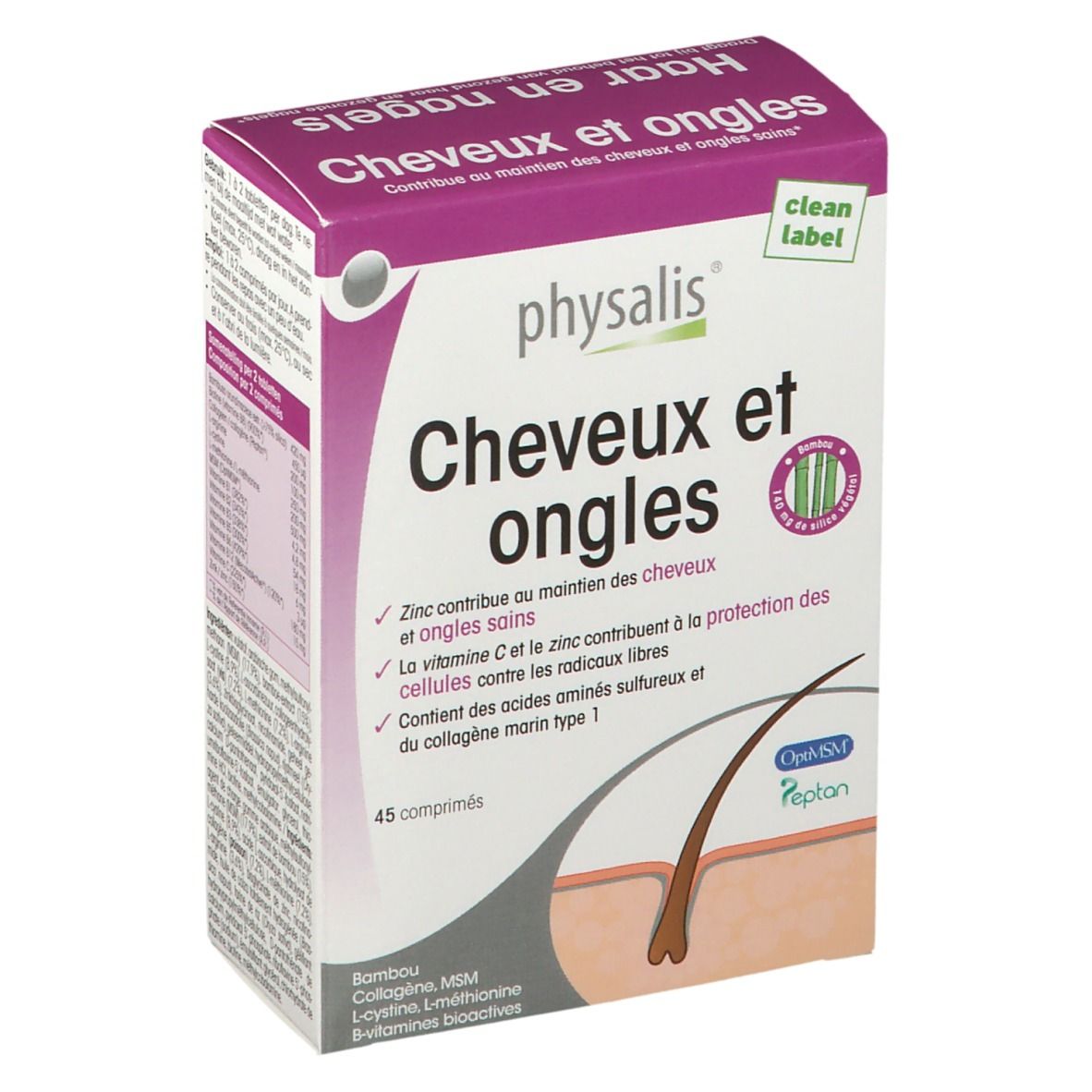 Physalis® Haar en Nagels 45 Tabletten