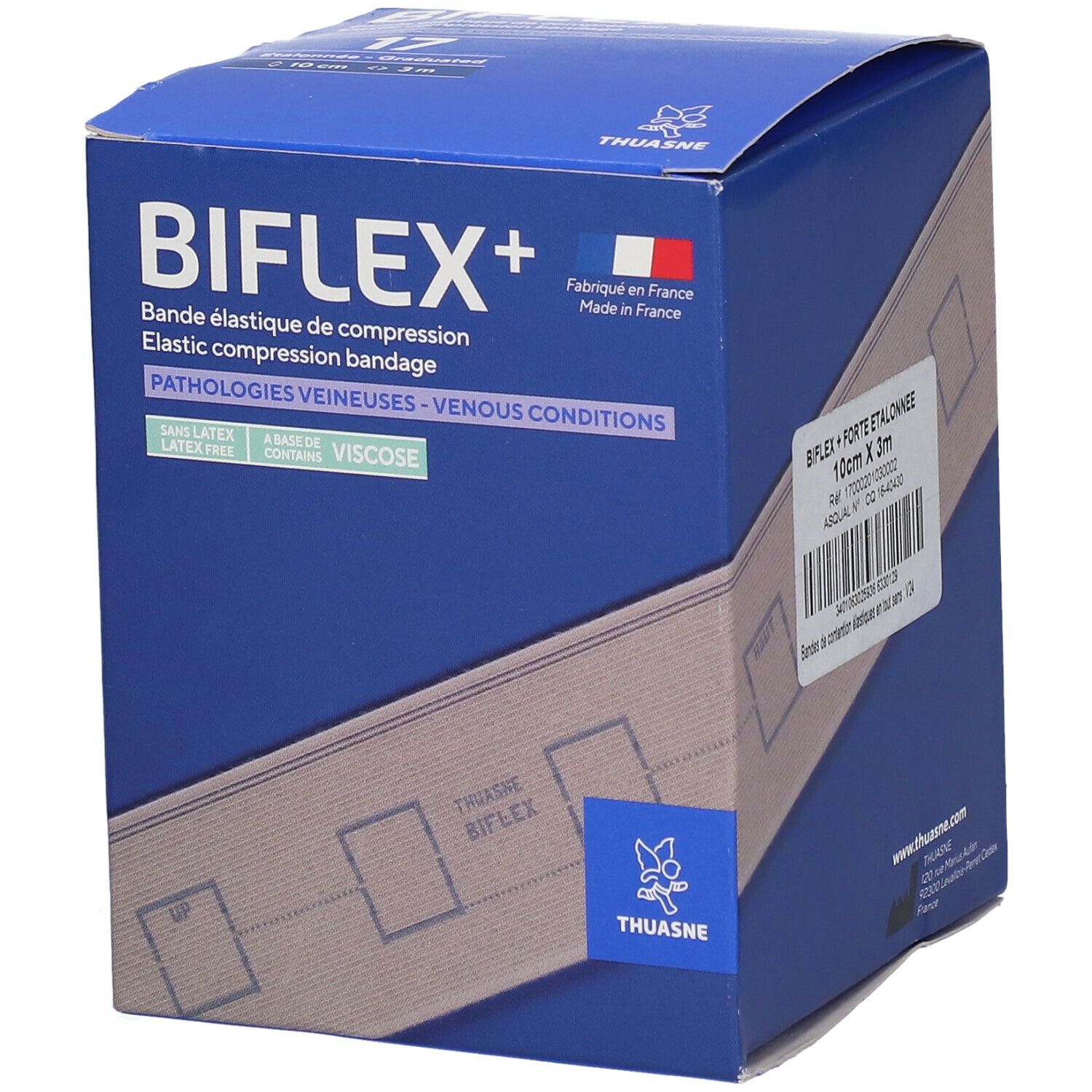 Thuasne Biflex® 17 + Forte Beige 10 cm x 3 m