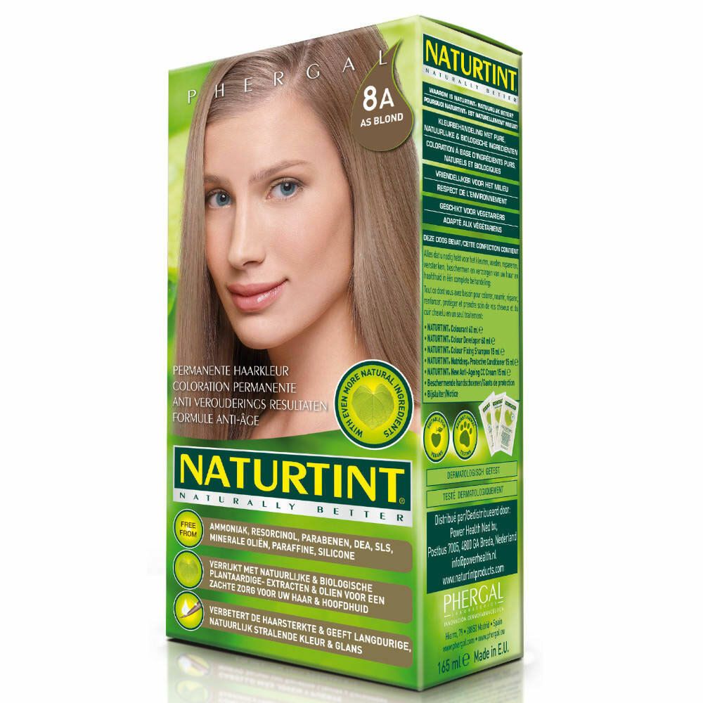 Naturtint Permanente Haarkleuring As Blond 8A