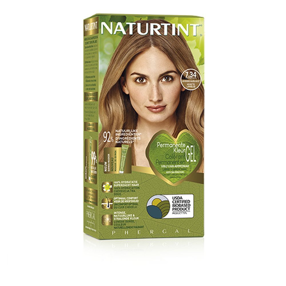 Naturtint® Coloration Permanente 7.34 Noisette lumineuse
