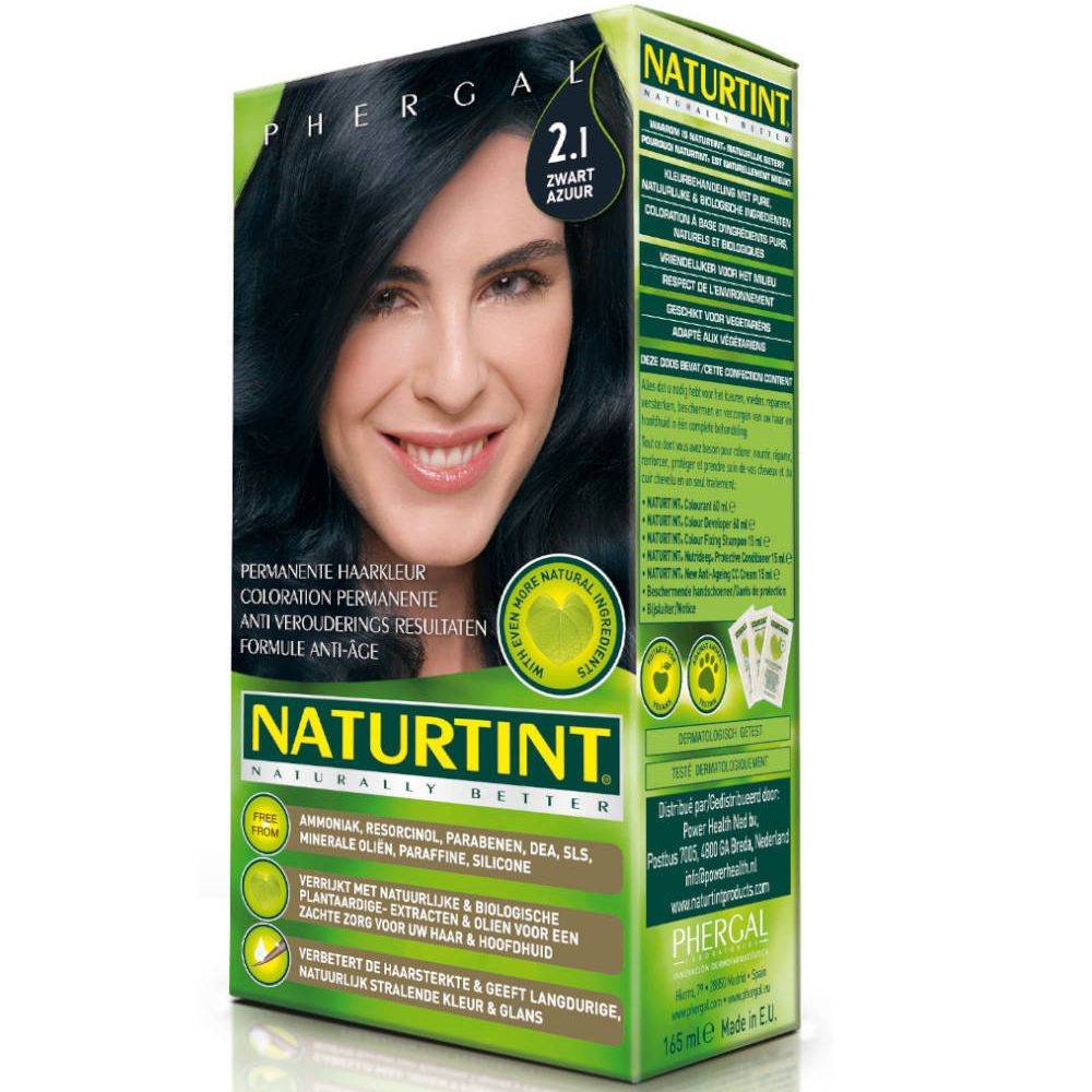 Naturtint® Coloration Permanente Noir Azur 2.1