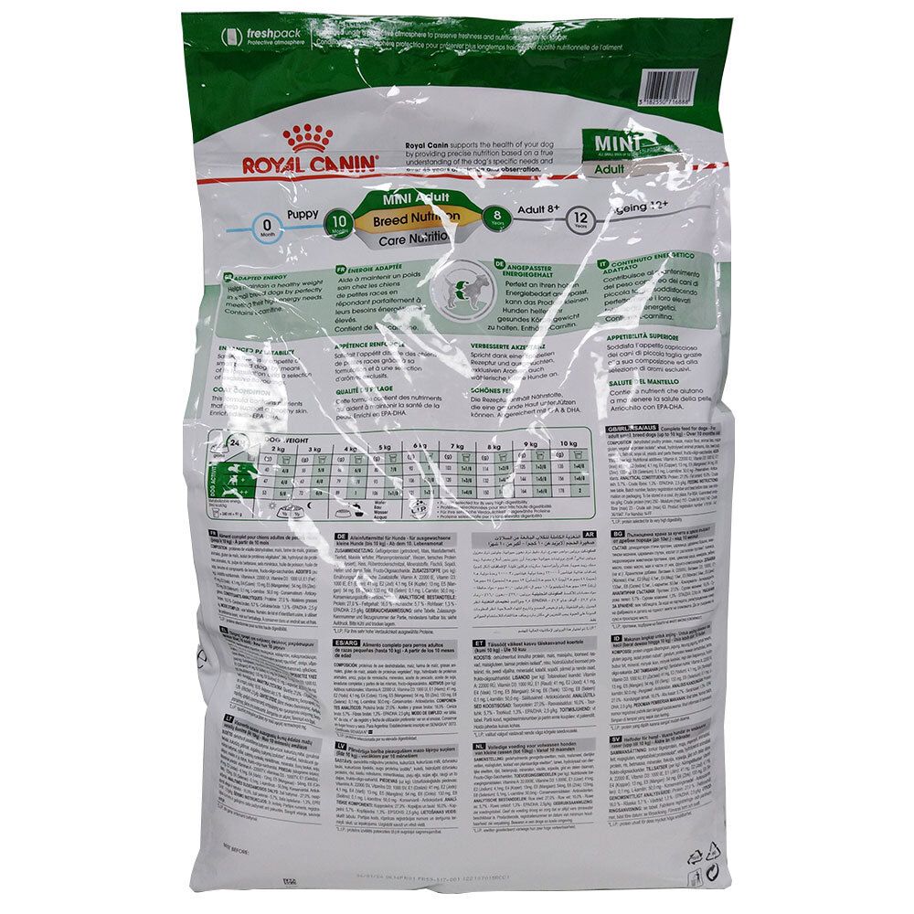 Royal Canin Canine Adult Mini 8kg 8 kg Pellets