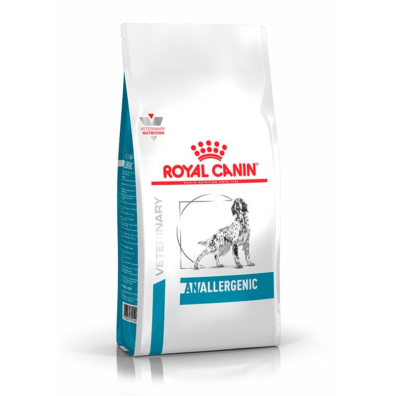 Royal Canin Veterinary Nutrition Beutel, "ANALLERGENIC" für Hunde.