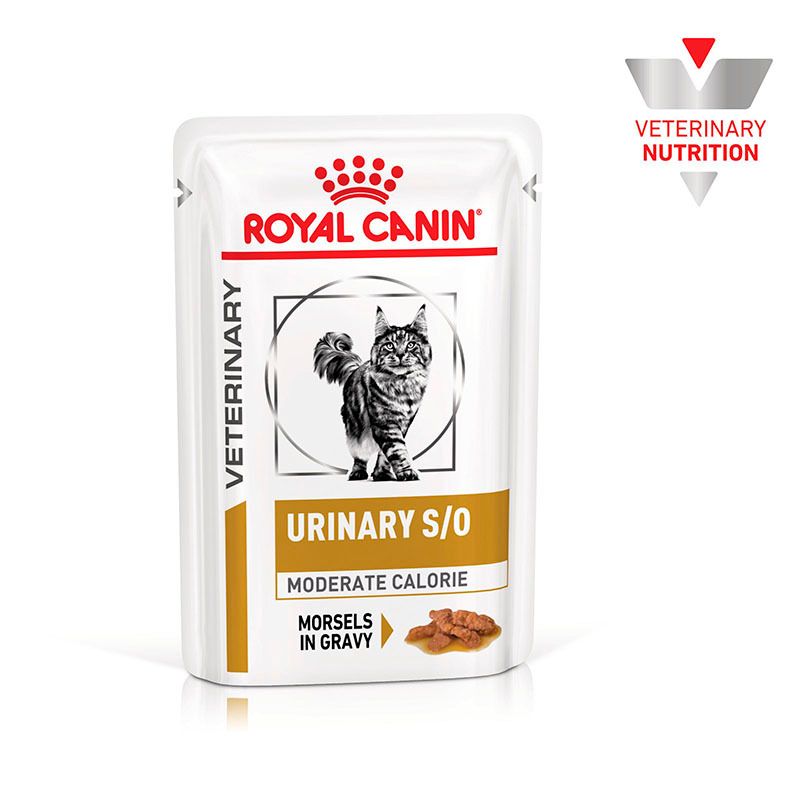 Royal Canin Urinary S/O Moderate Calorie Katzenfutter Beutel.