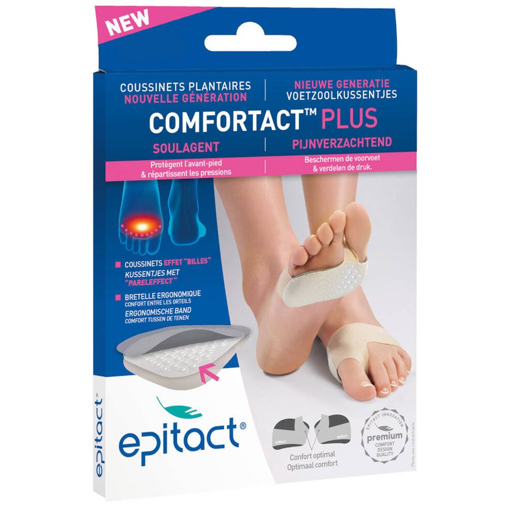 epitact® Comfortact™ Plus Coussinets plantaires Large