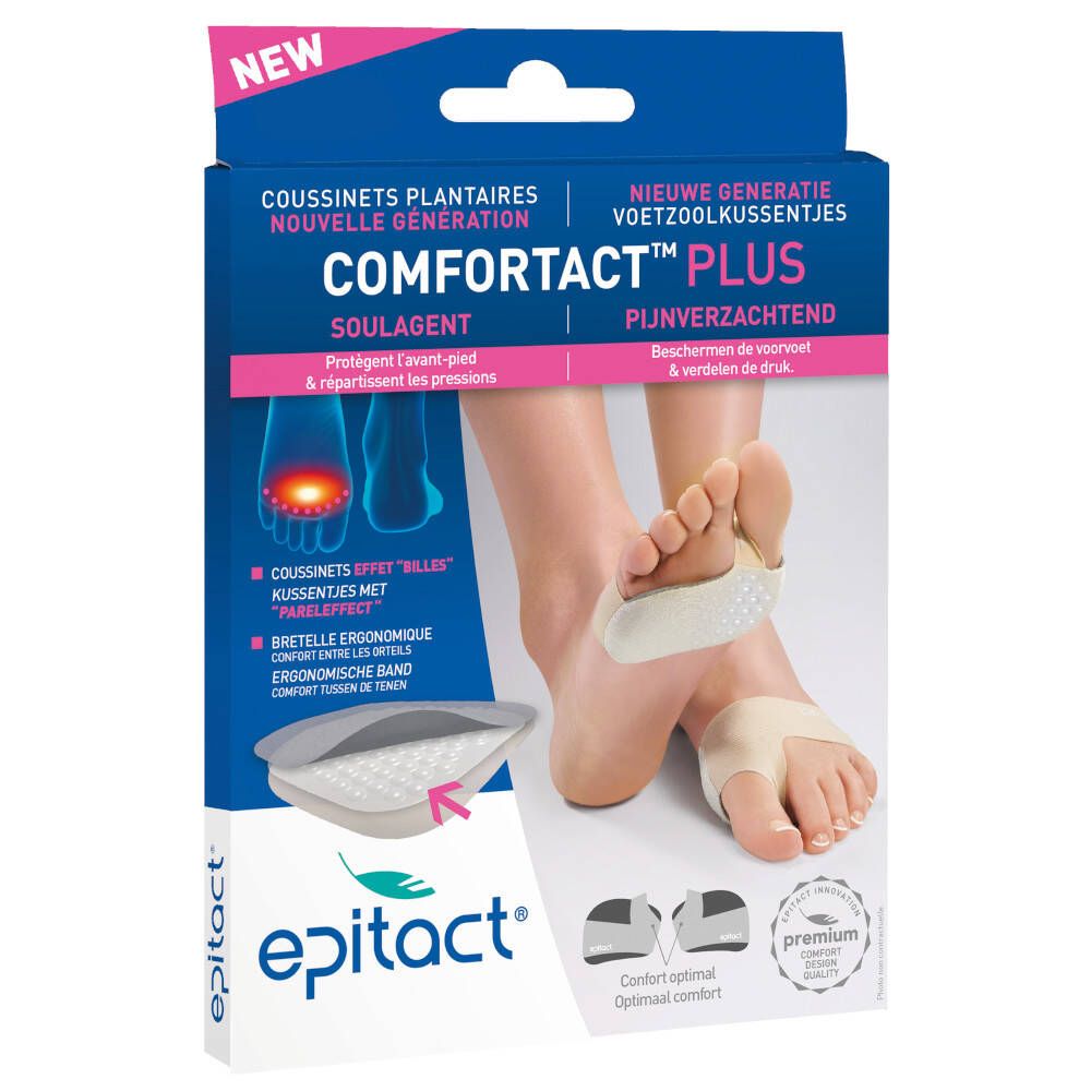 epitact® Comfortact™ Plus Coussinets plantaires Small