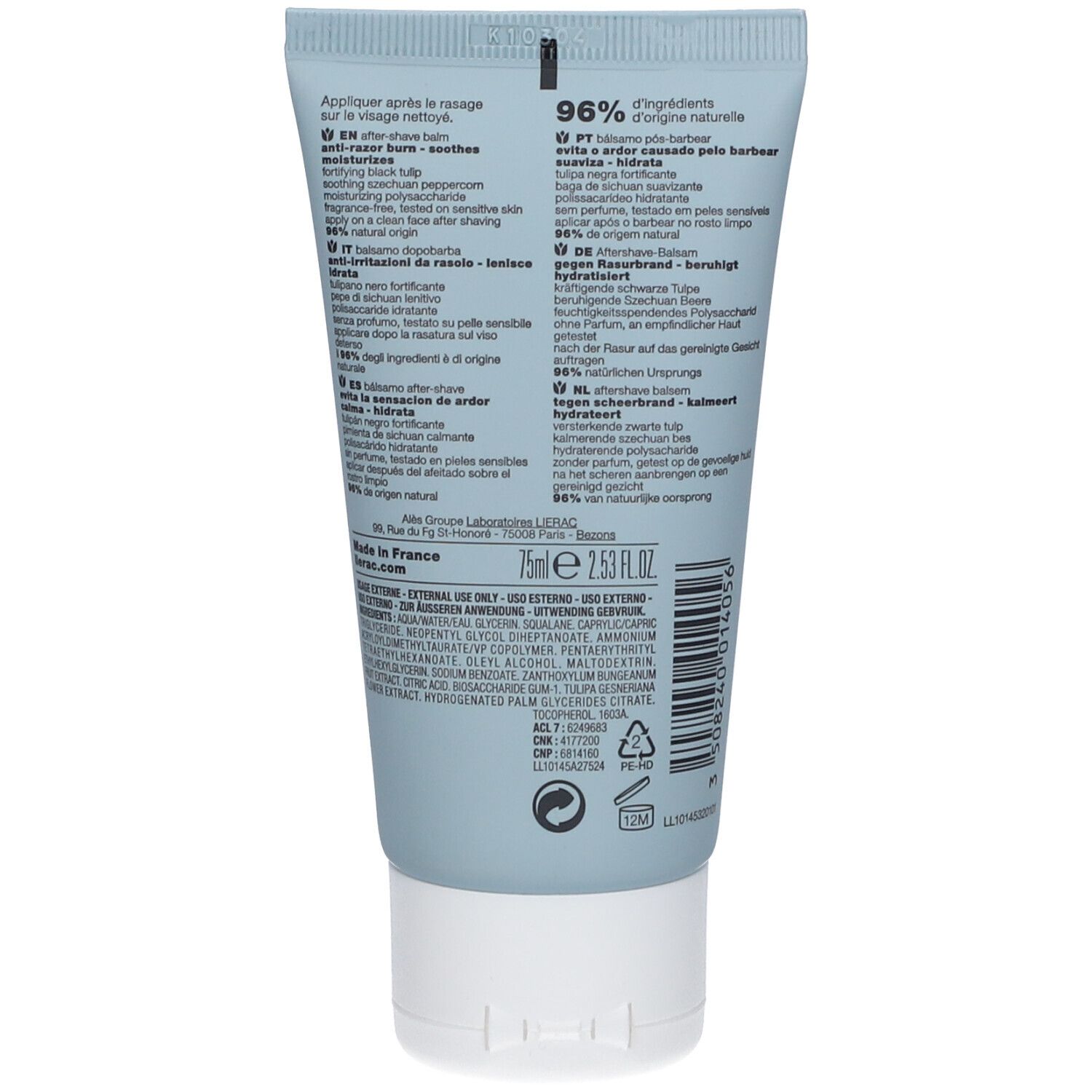 Lierac Homme Baume Après Rasage 75 ml Baume view 2