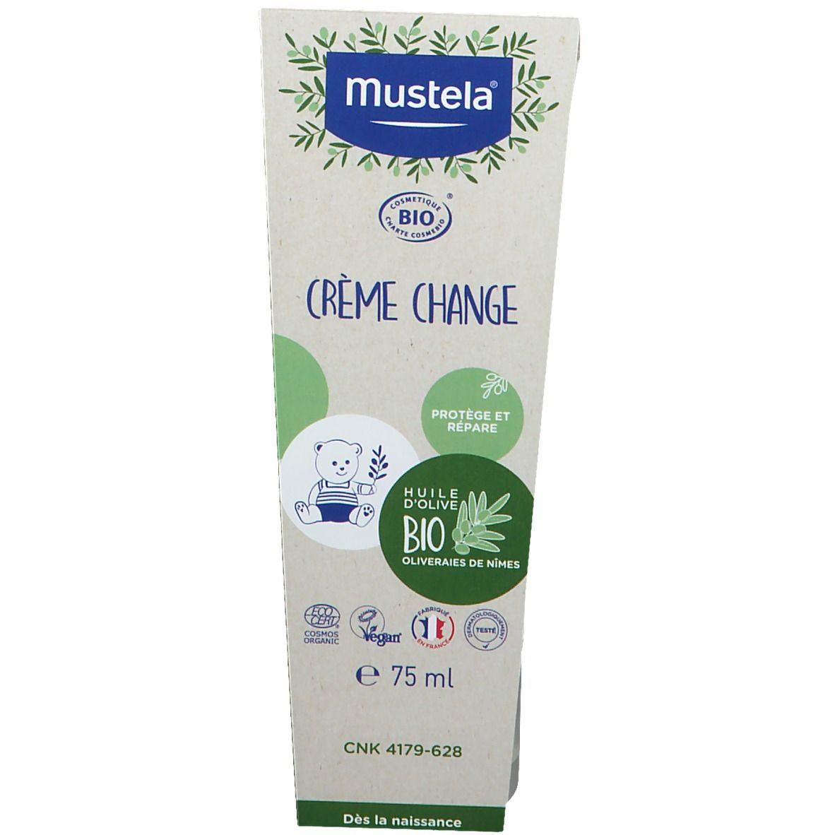 mustela® Baby Crème change certifiée BIO