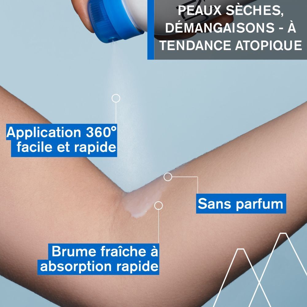 Spray Uriage Xémose. Informations sur le produit et l'utilisation. Texte et graphiques.