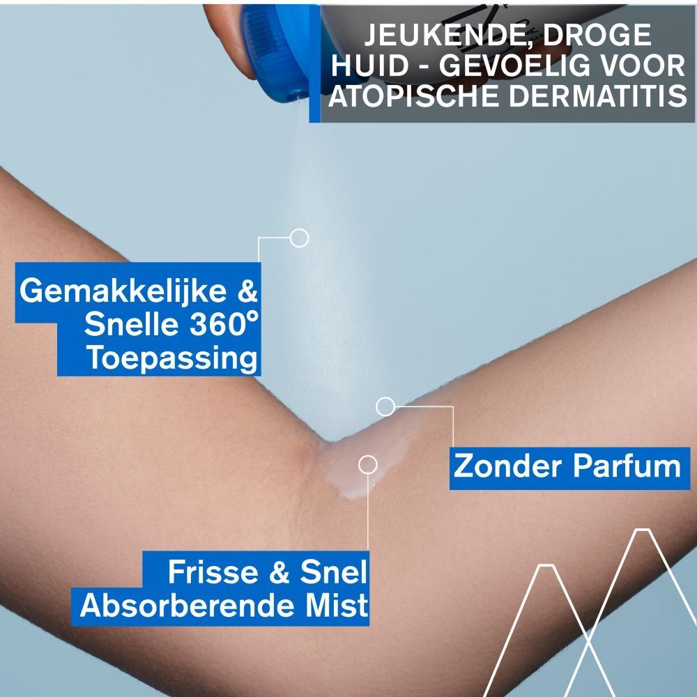 Uriage Xémose spray. Product- en gebruiksinformatie. Tekst en afbeeldingen.