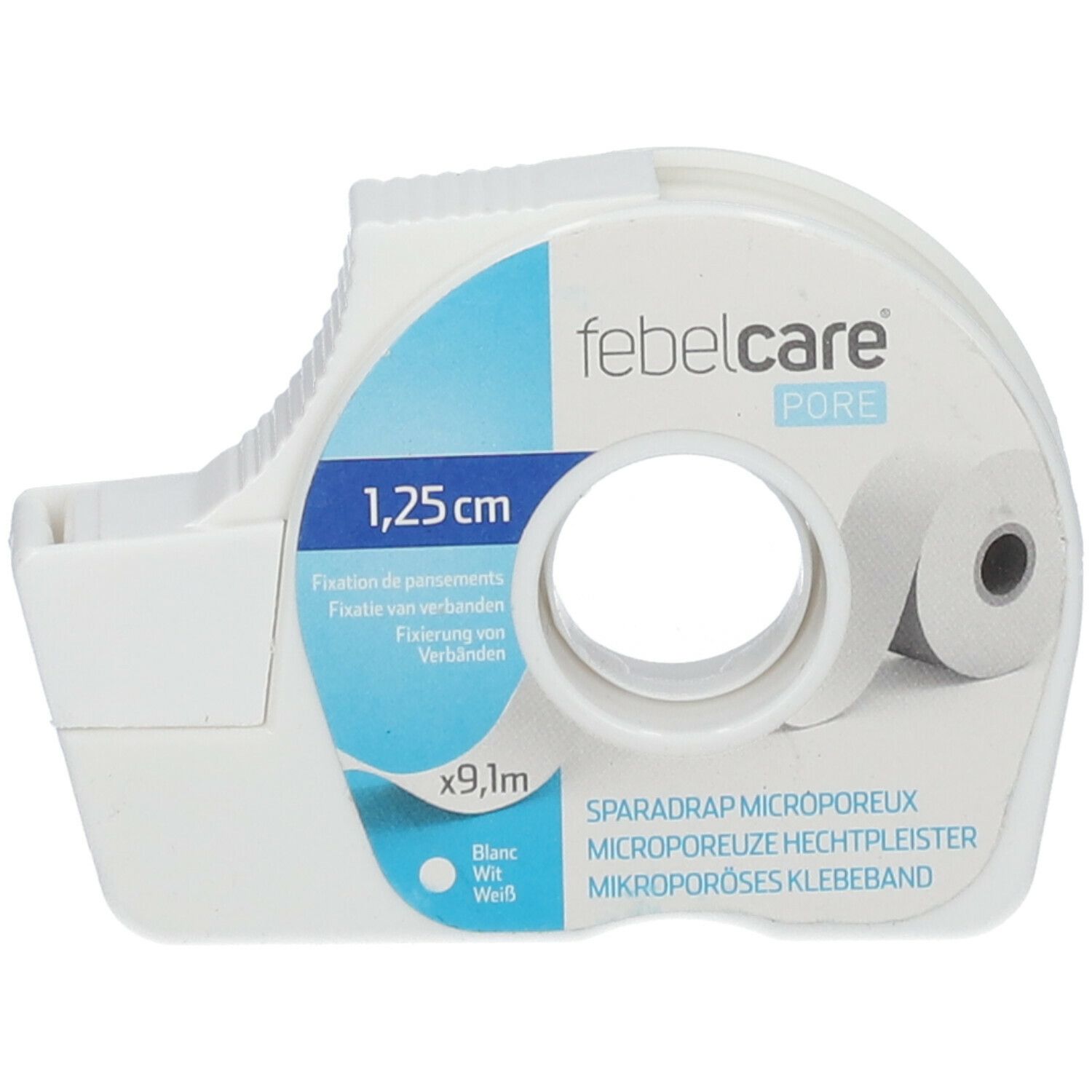 febelcare® Pore Sparadrap microporeux 12,5 mm x 9,14 m