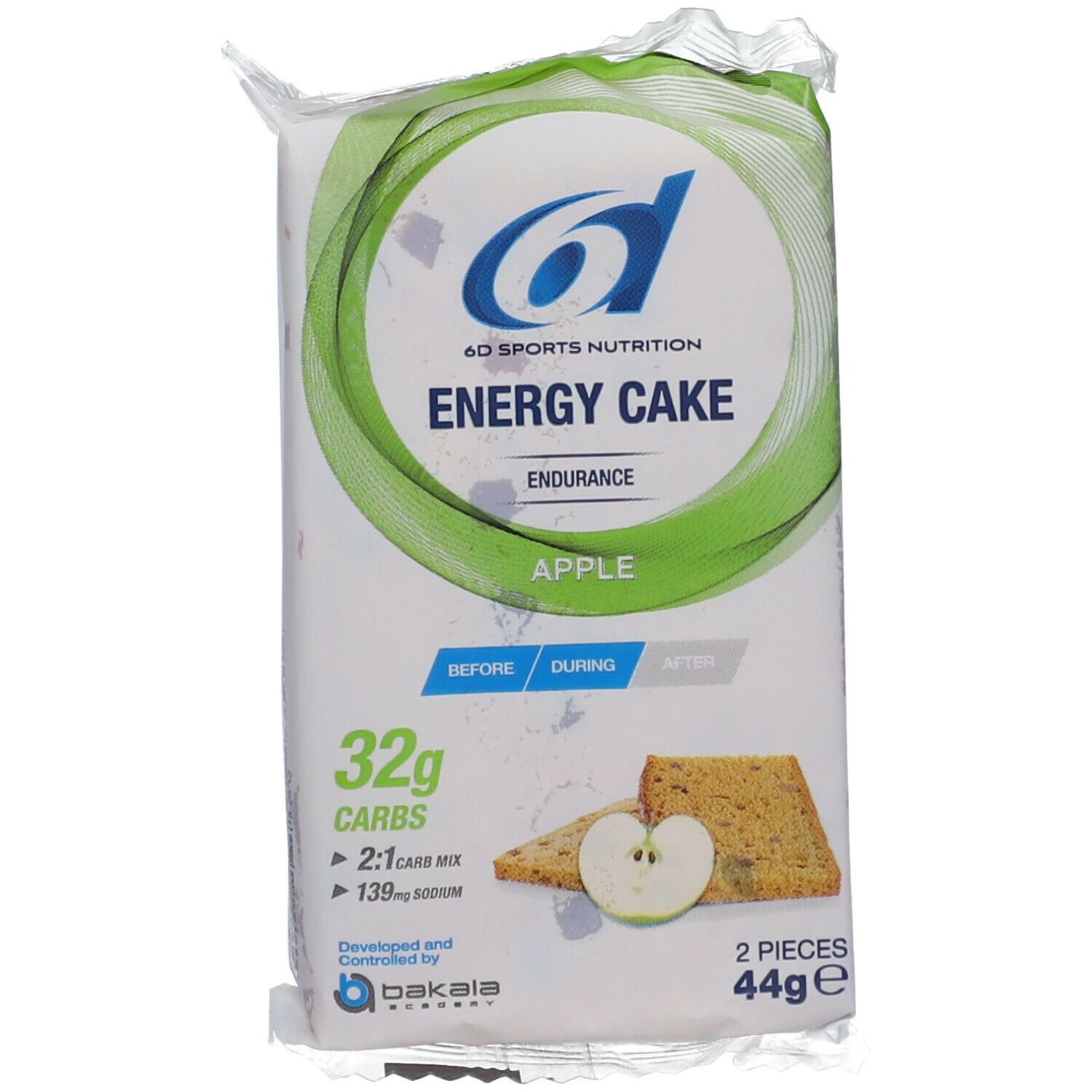6D Sports Nutrition Energy Cake - Pomme