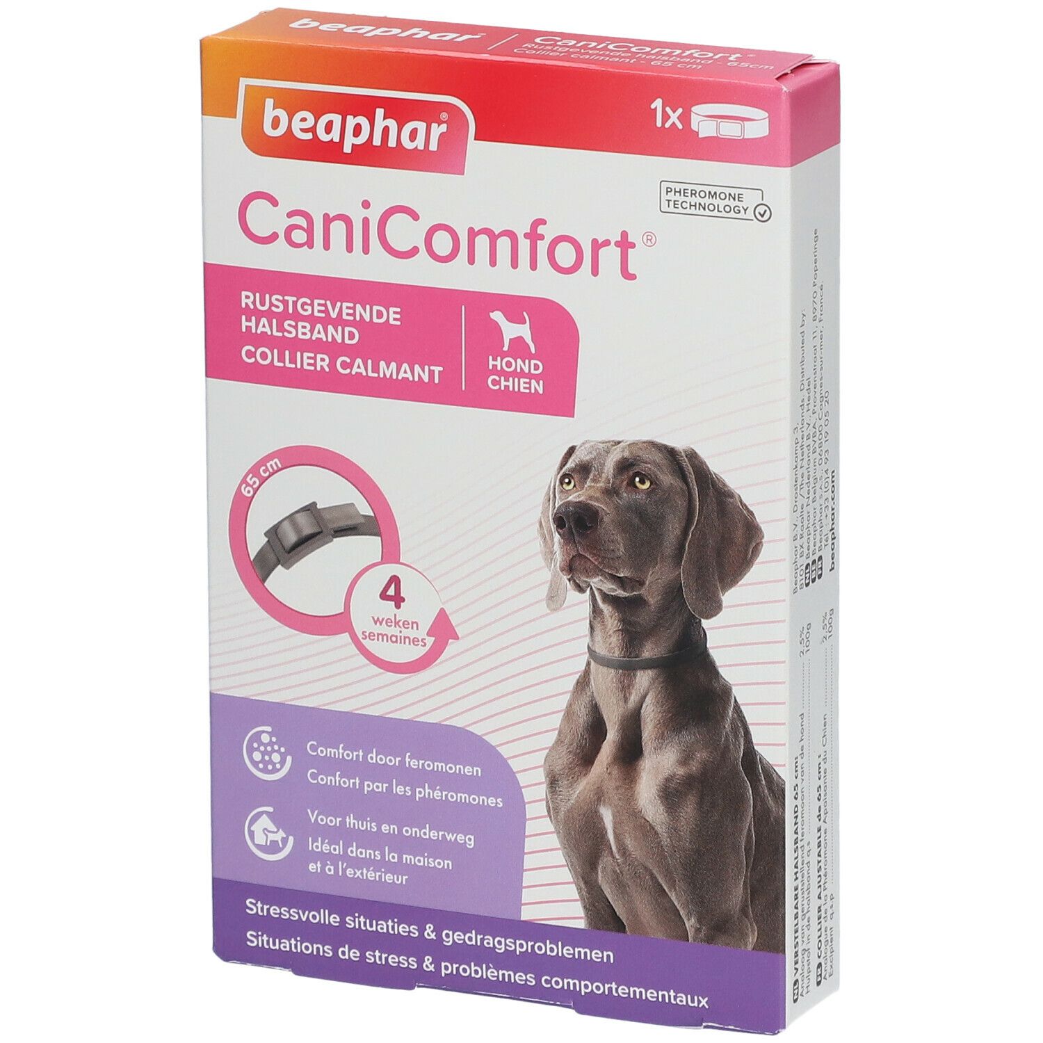beaphar® CaniComfort® Collier calmant aux phéromones pour chien