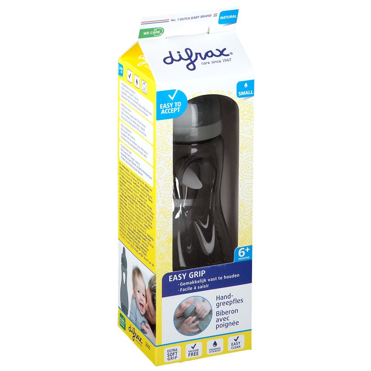 difrax® EASY GRIP Anti-Kolik-Flasche S 240 ml